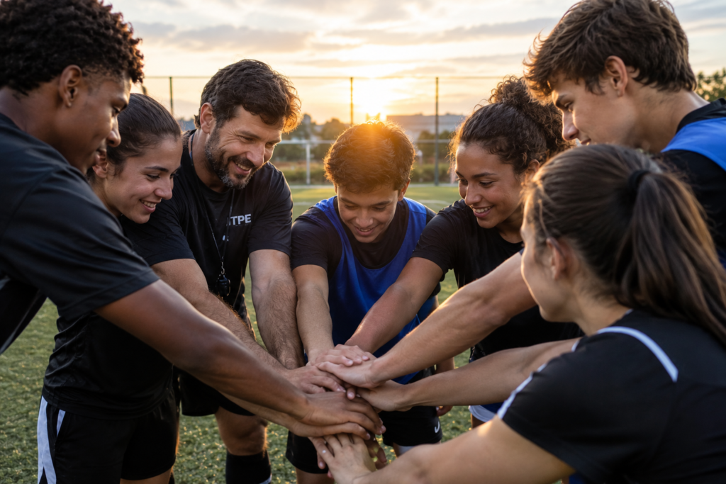 Voluntários em ação